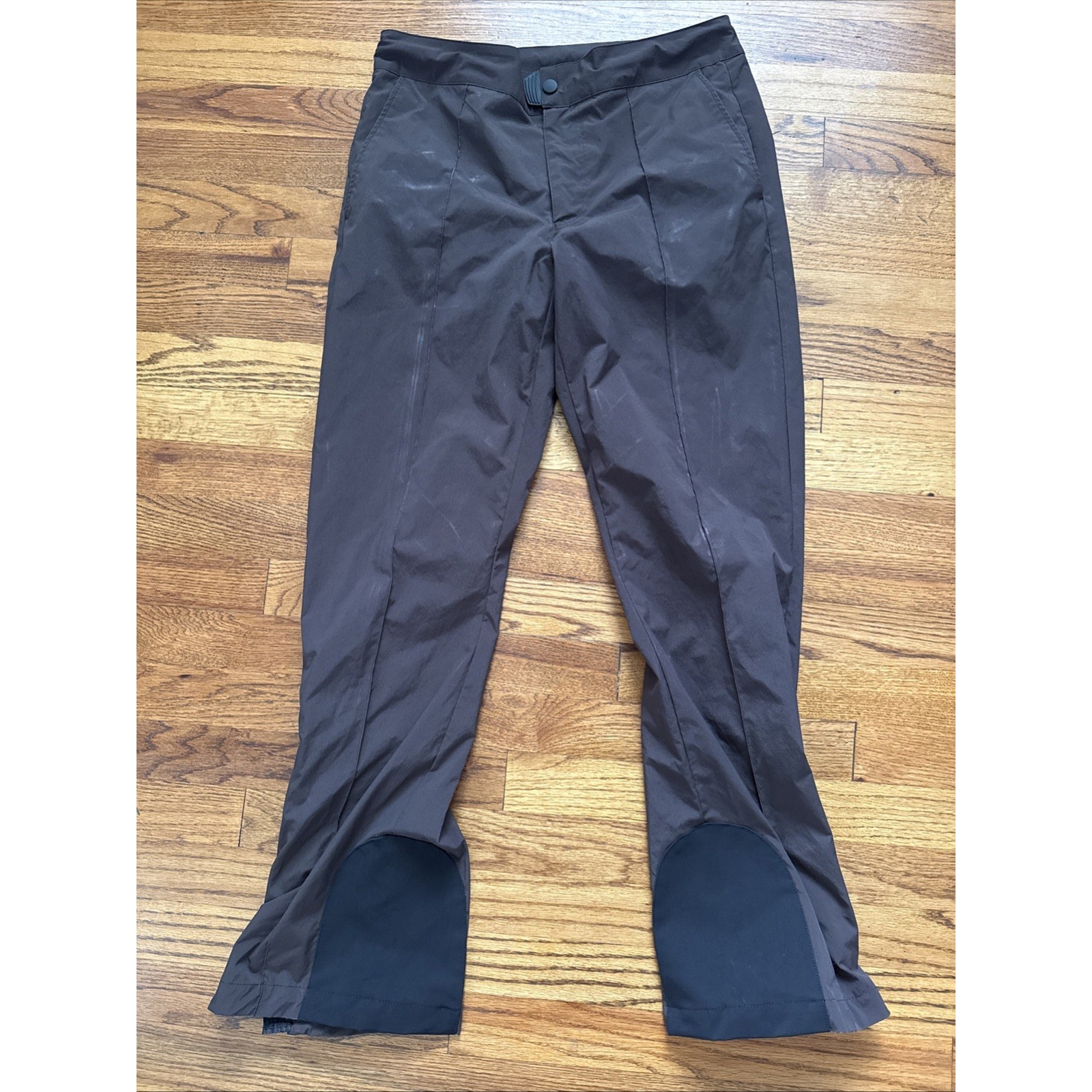 Acne Studios Brown Polyester Twill Technical Trouser Pants Size 32 C23